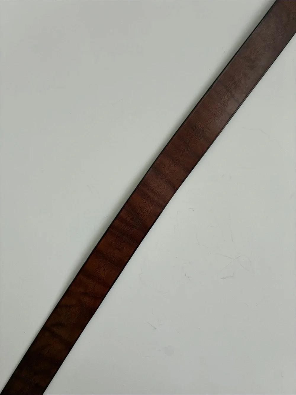 A&F - Floral Engraved Leather Belt